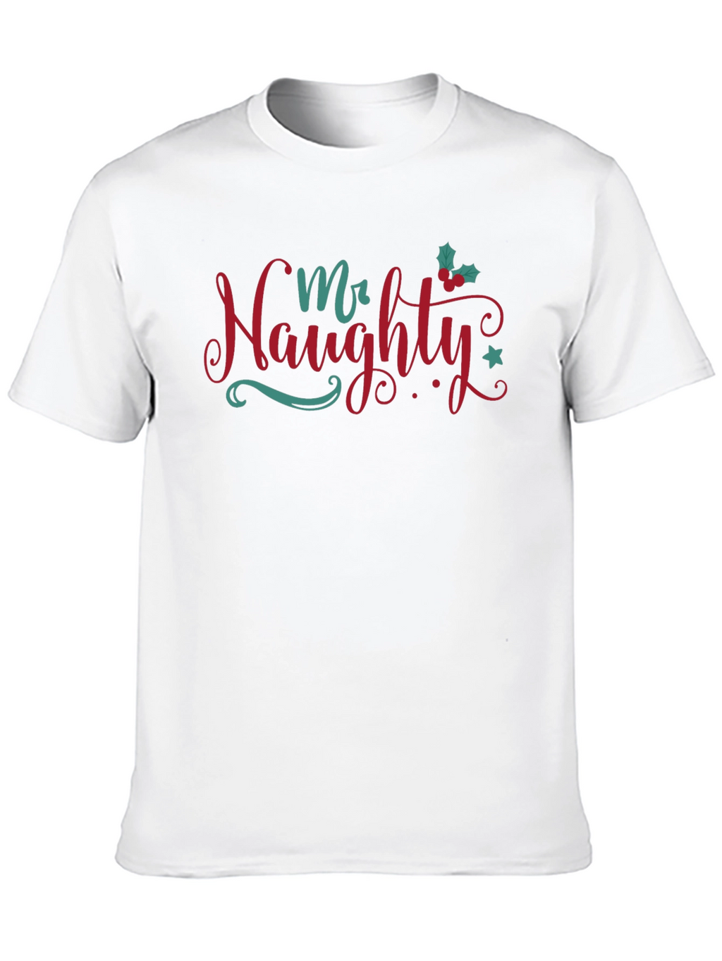 Mr. Naughty Christmas T-Shirt Holiday Apparel