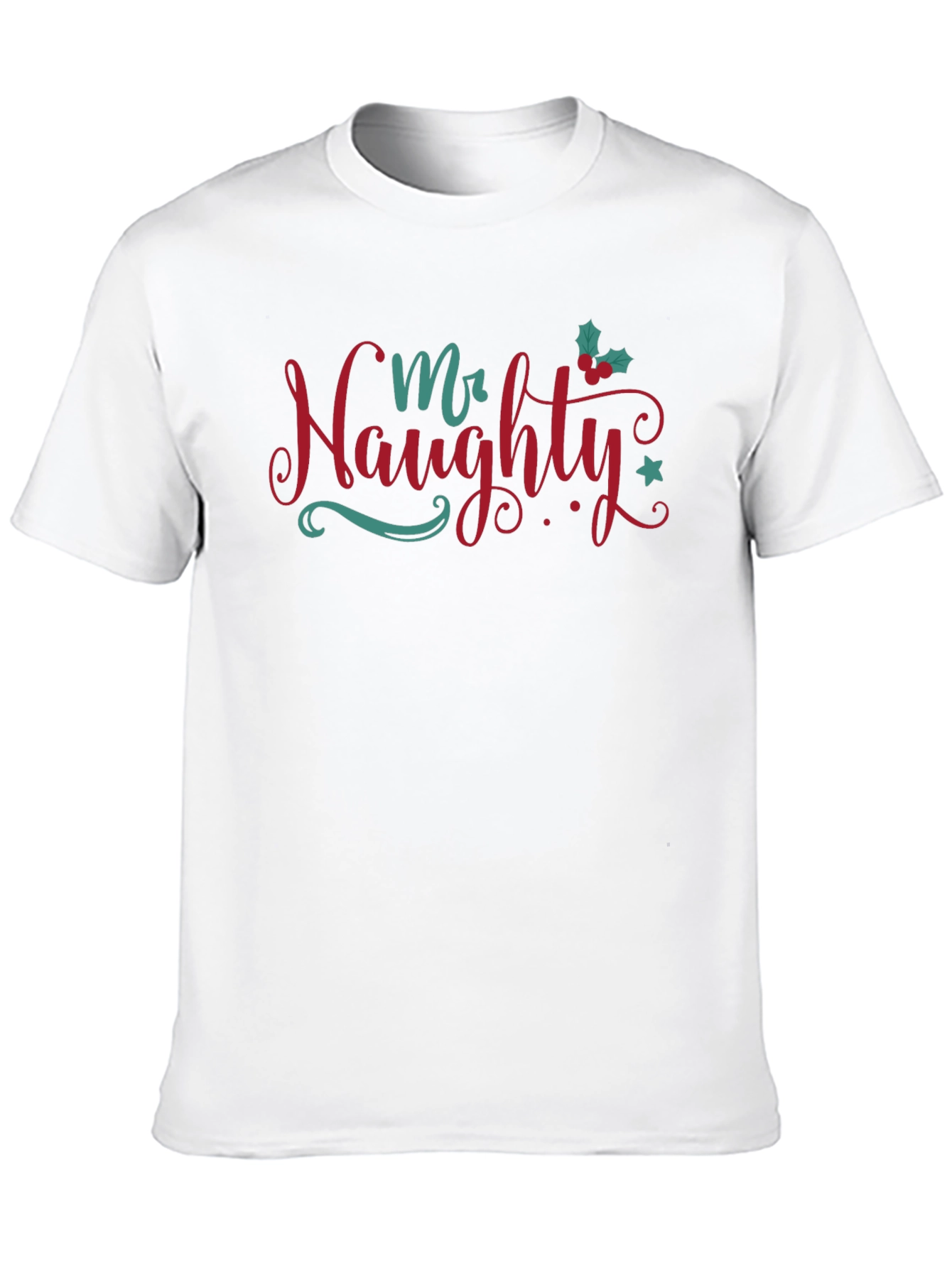 Mr. Naughty Christmas T-Shirt Holiday Apparel