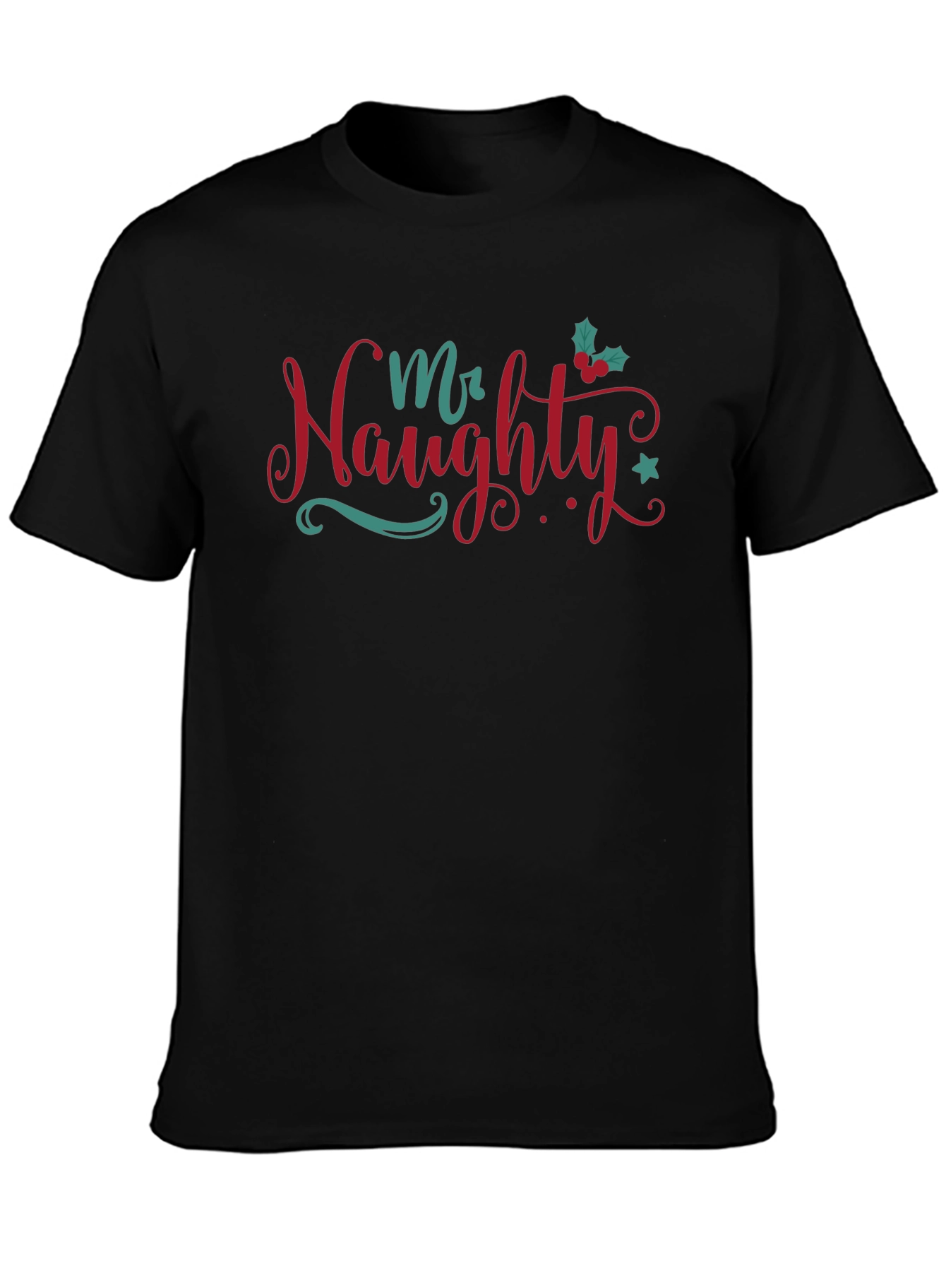 Mr. Naughty Christmas T-Shirt Holiday Apparel