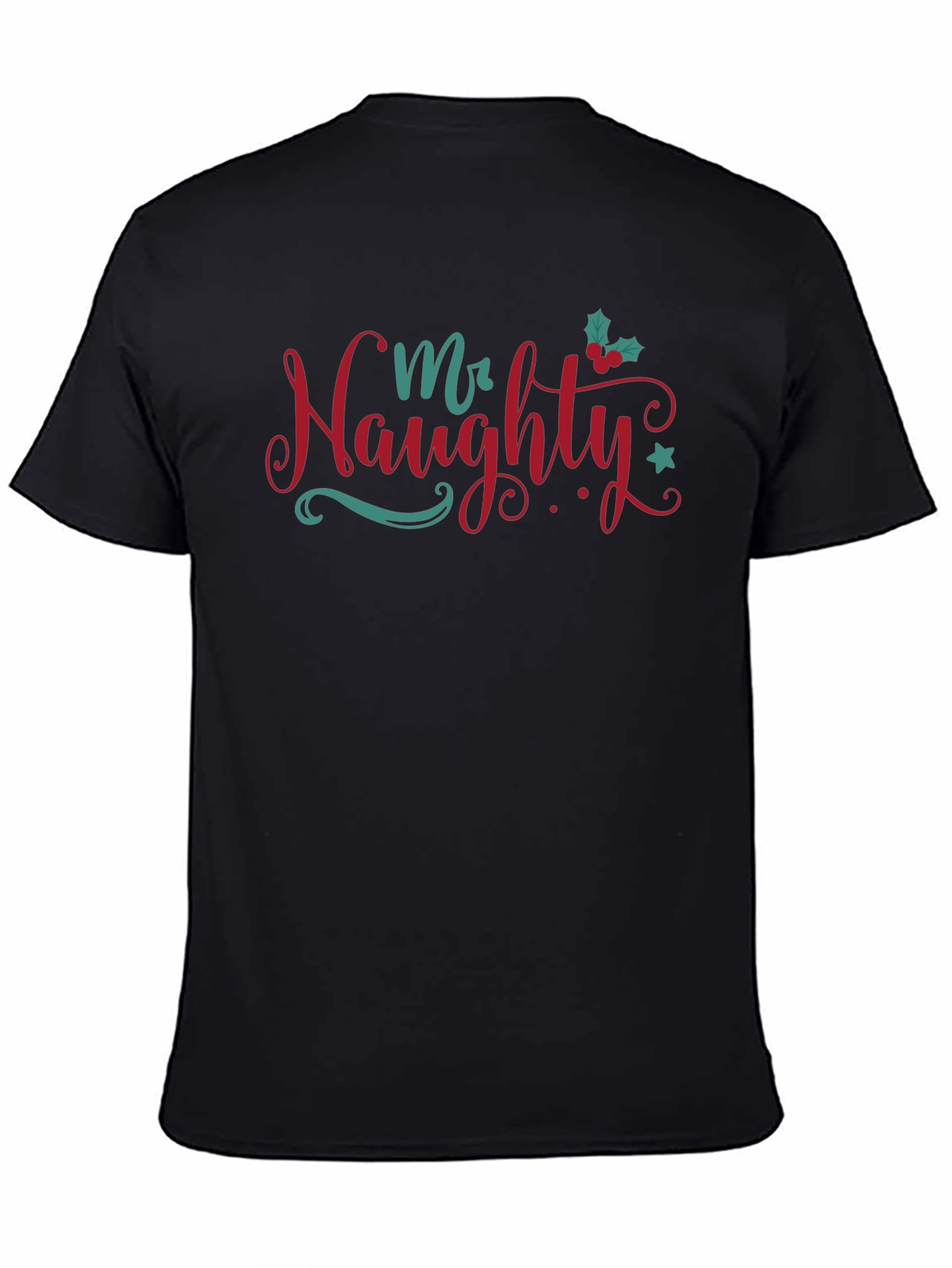 Mr. Naughty Christmas T-Shirt Holiday Apparel