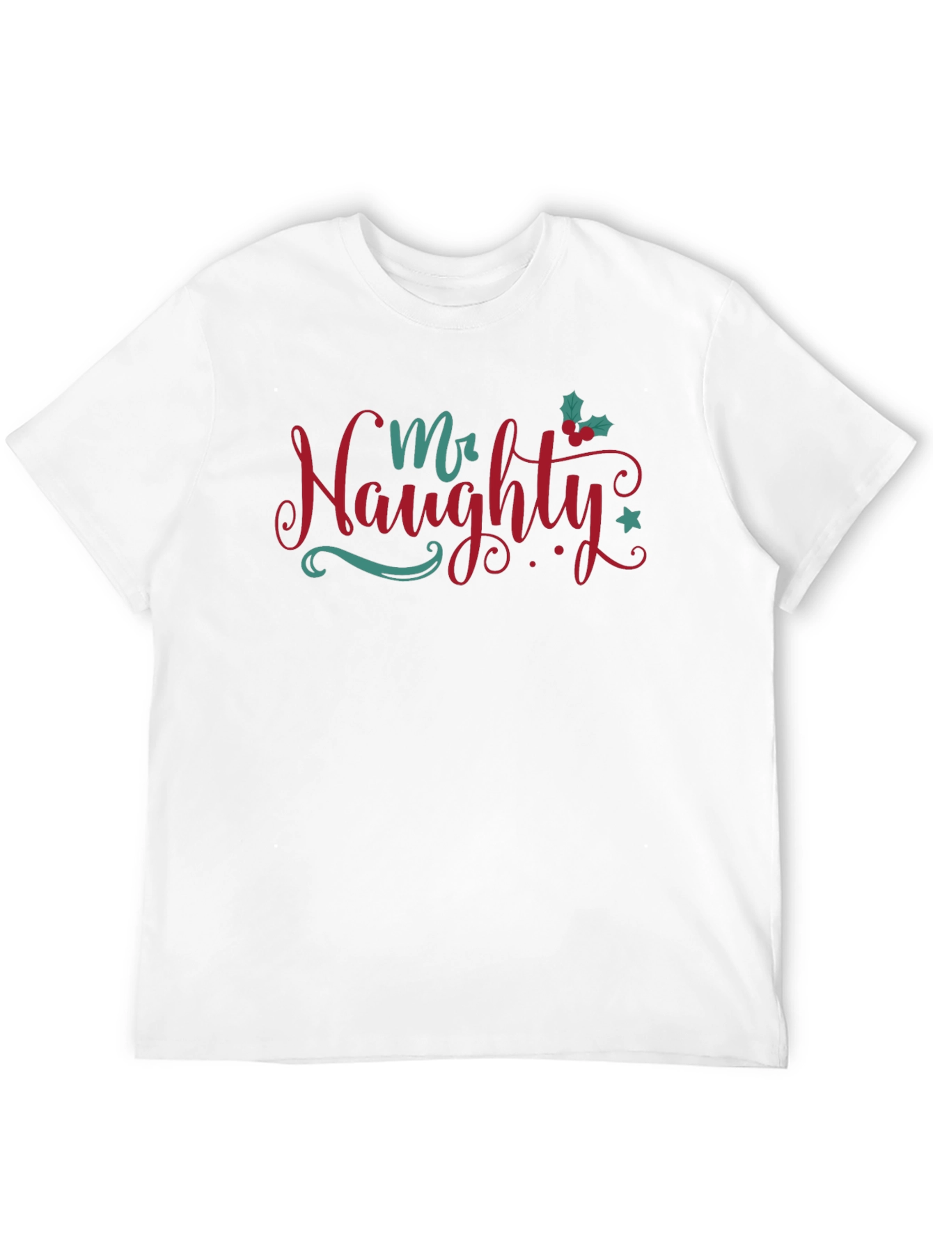 Mr. Naughty Christmas T-Shirt Holiday Apparel