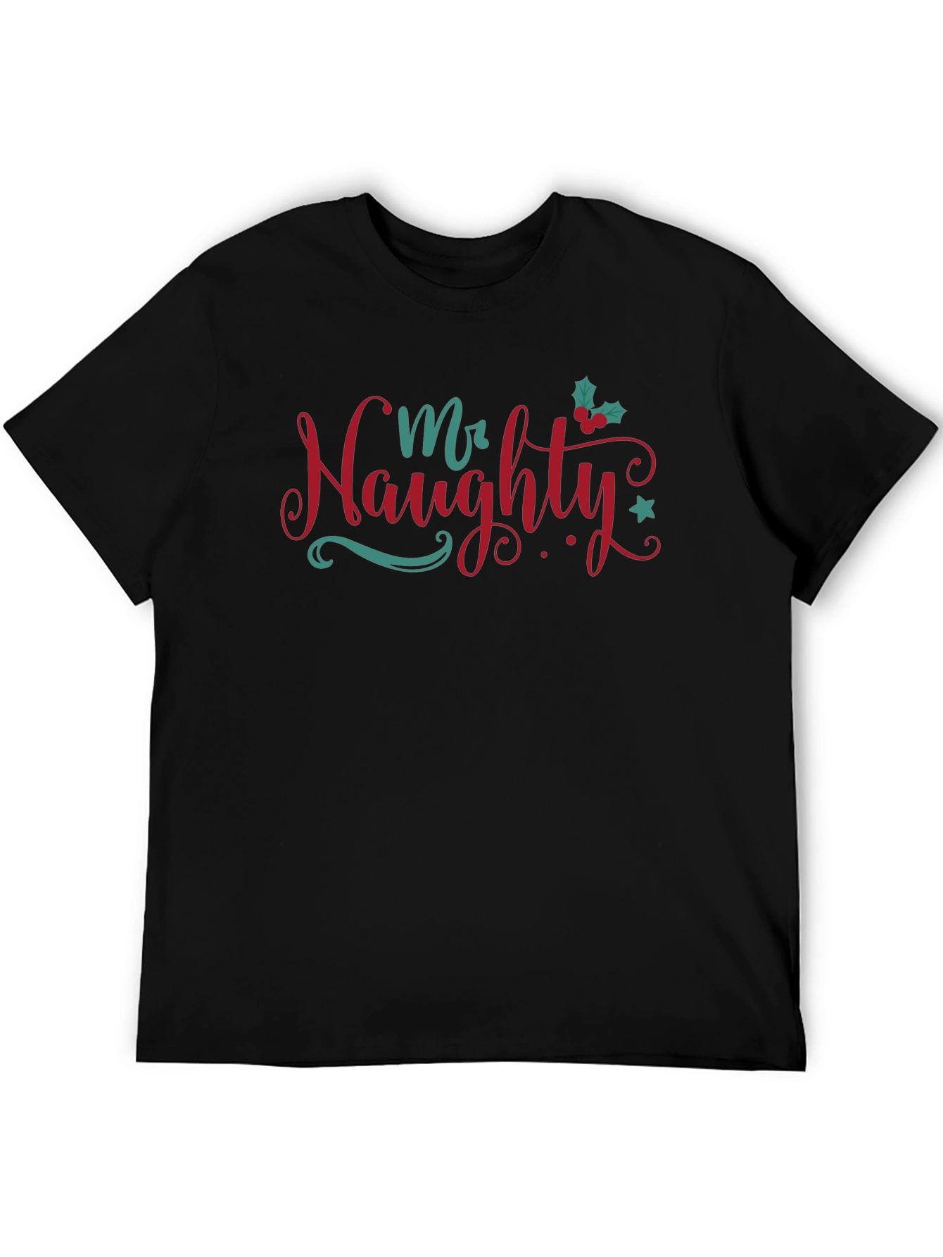 Mr. Naughty Christmas T-Shirt Holiday Apparel