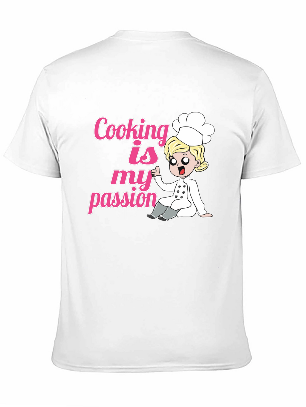 Cooking Is My Passion Black T-Shirt