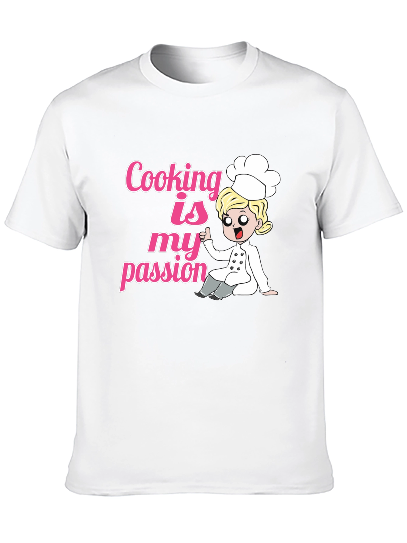 Cooking Is My Passion Black T-Shirt