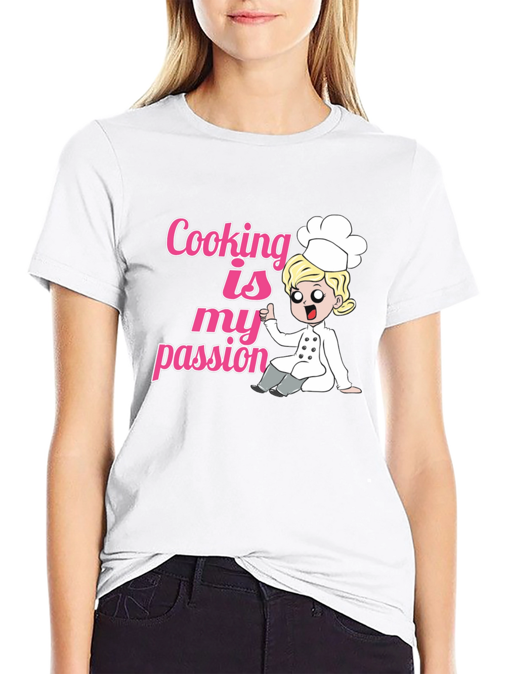 Cooking Is My Passion Black T-Shirt