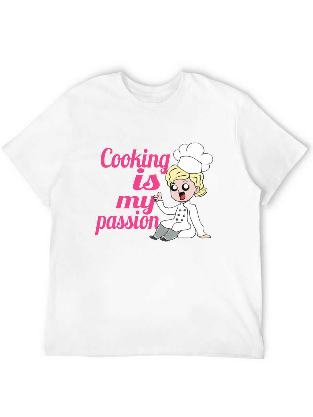 Cooking Is My Passion Black T-Shirt