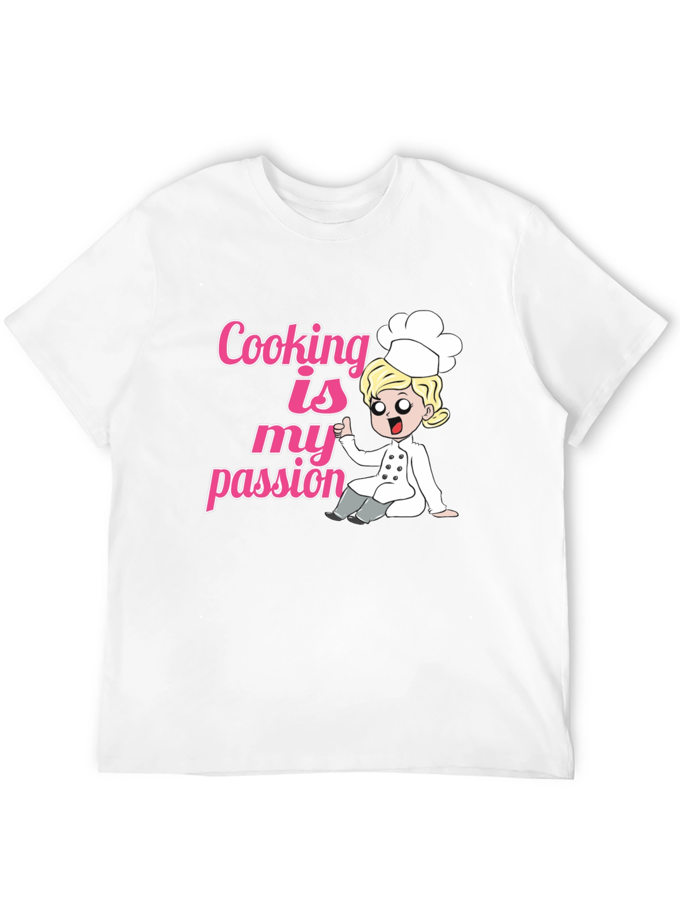 Cooking Is My Passion Black T-Shirt