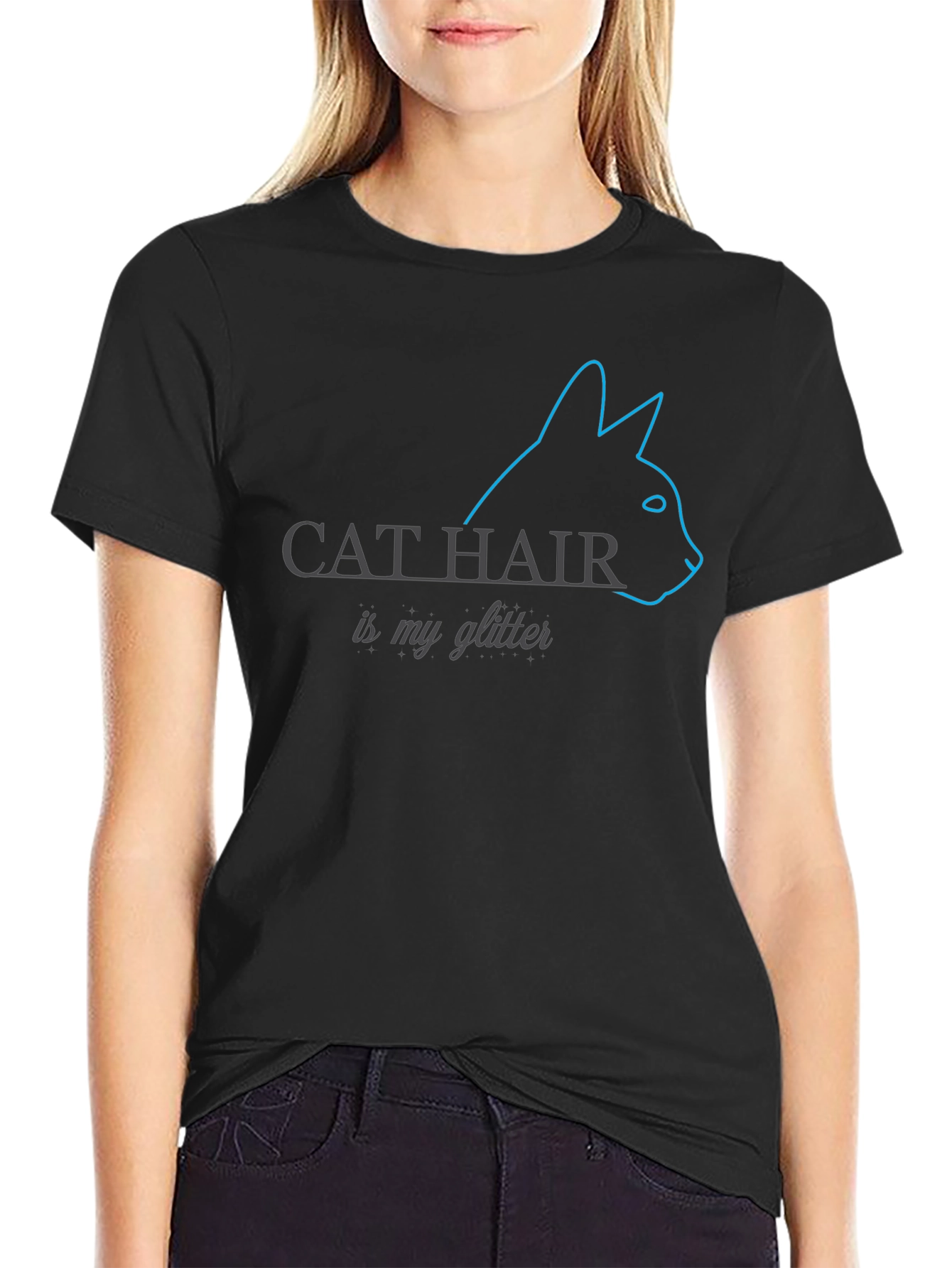 Cat Hair Is My Glitter T-Shirt