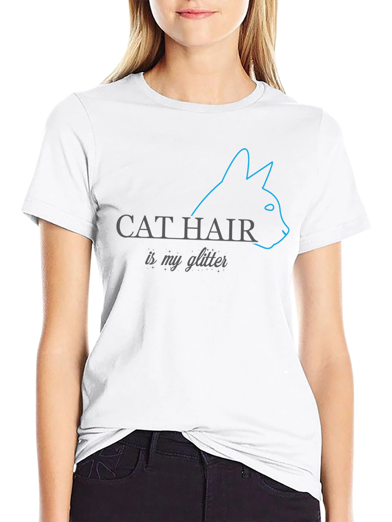 Cat Hair Is My Glitter T-Shirt
