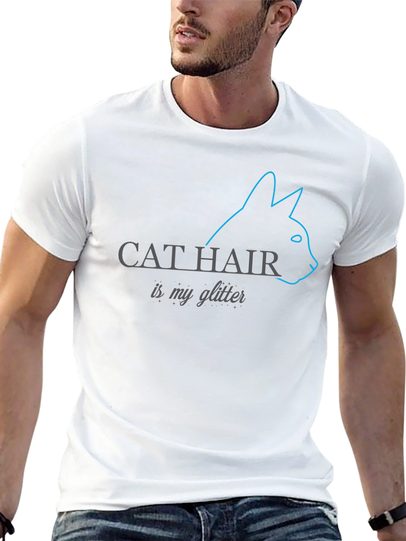 Cat Hair Is My Glitter T-Shirt
