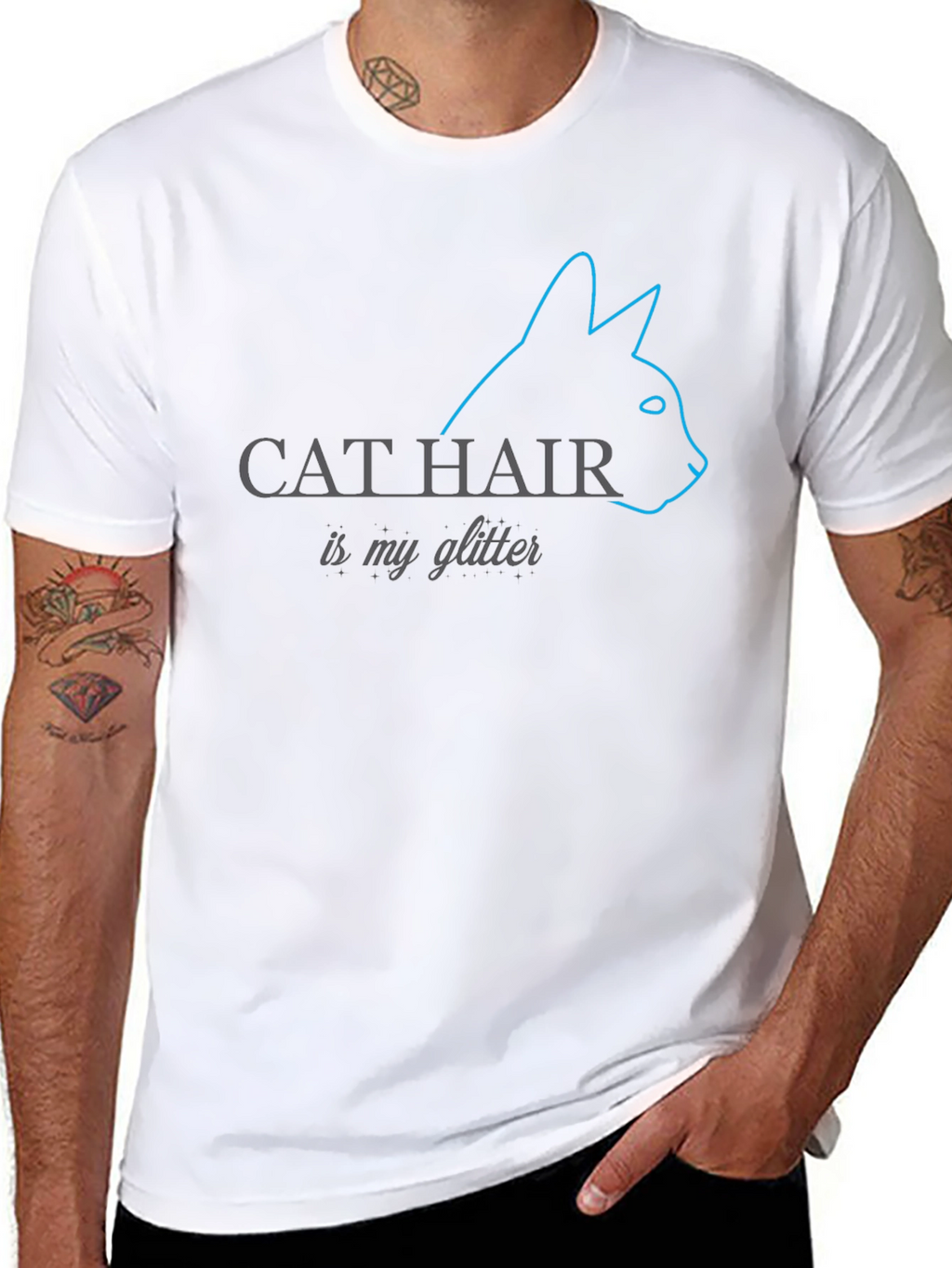 Cat Hair Is My Glitter T-Shirt