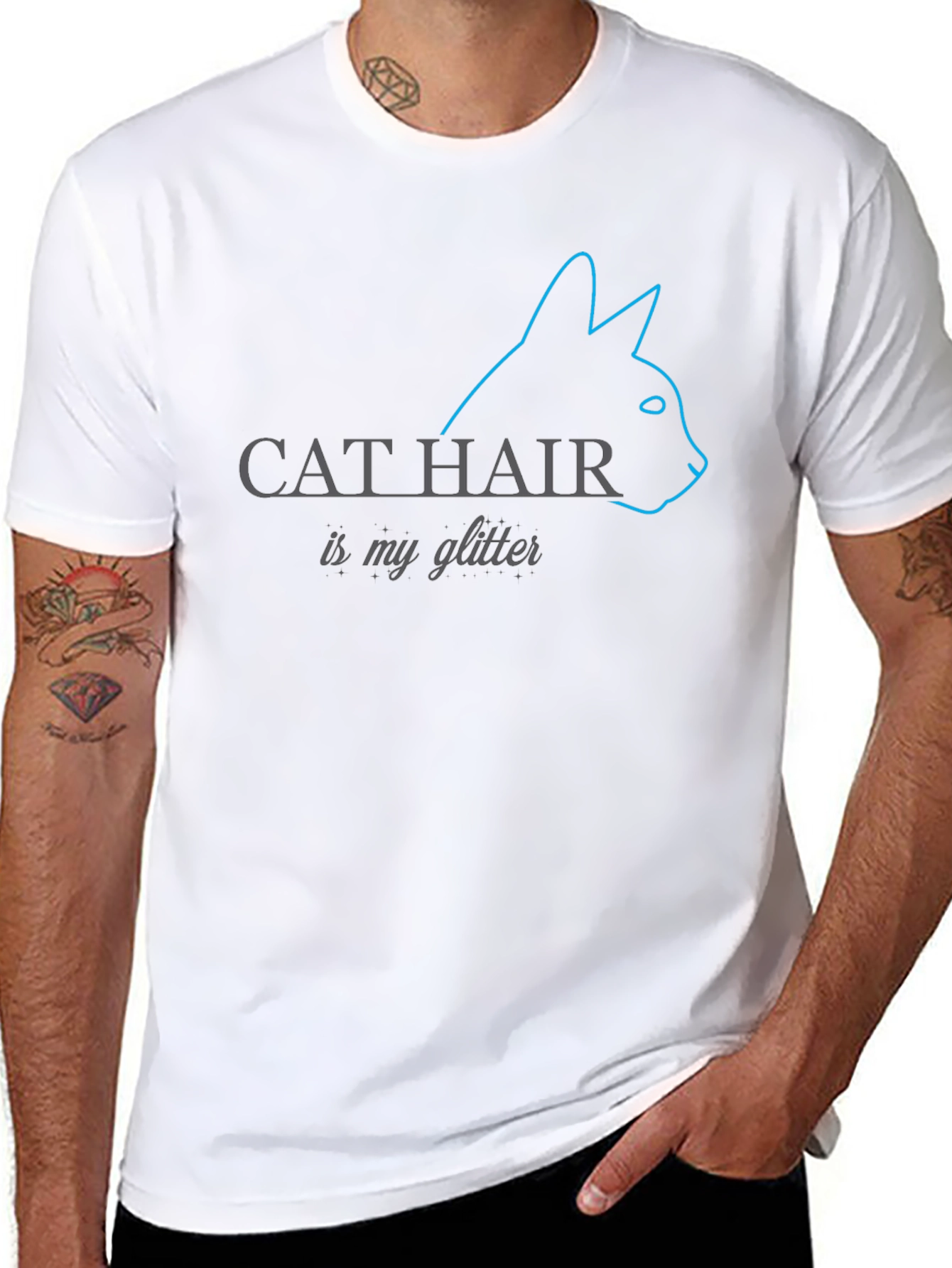 Cat Hair Is My Glitter T-Shirt