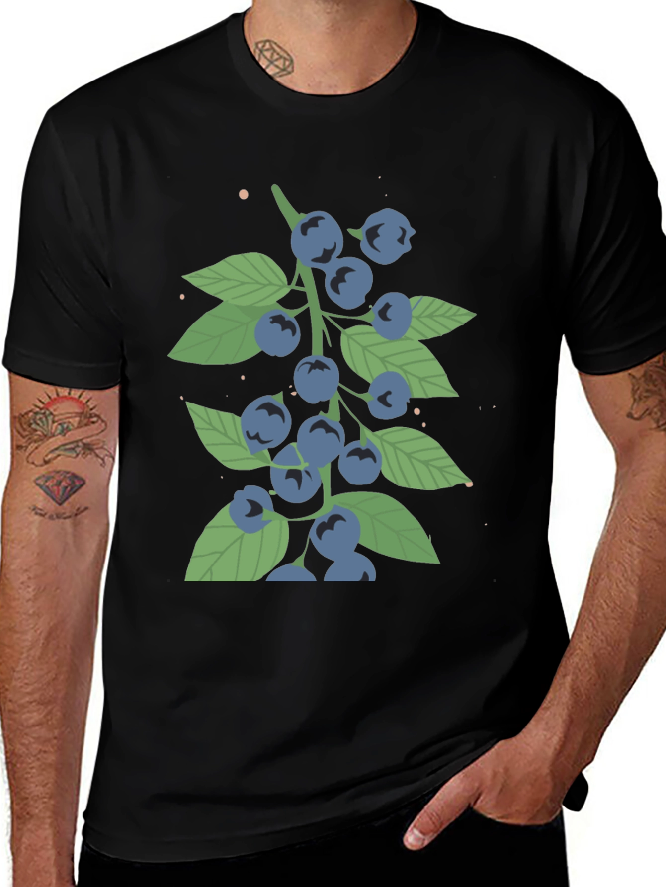 Blueberry Branch Black Tee