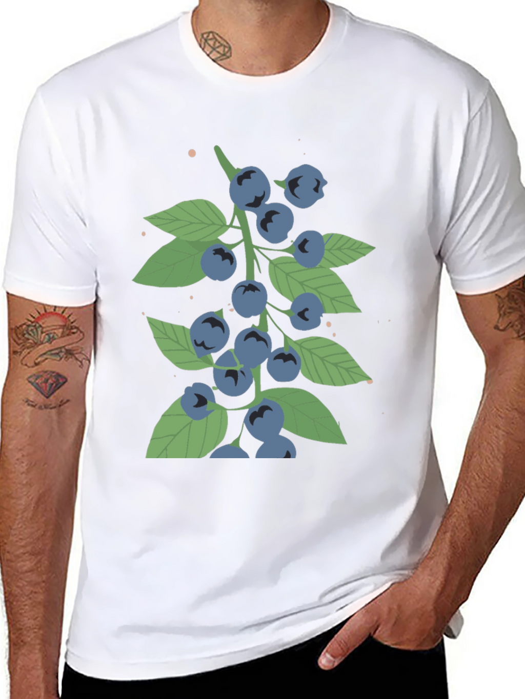Blueberry Branch Black Tee