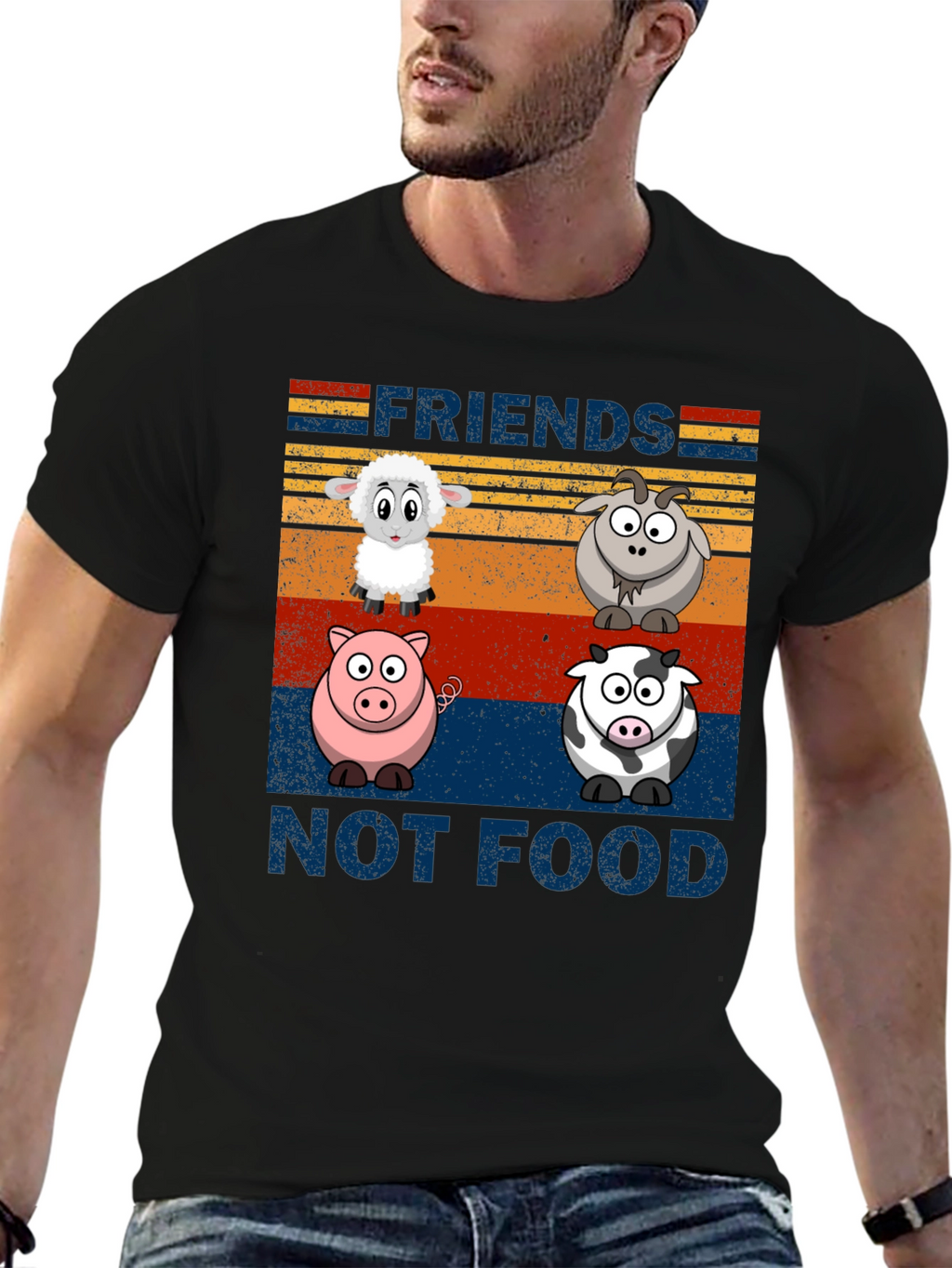 Friends Not Food Graphic Tee