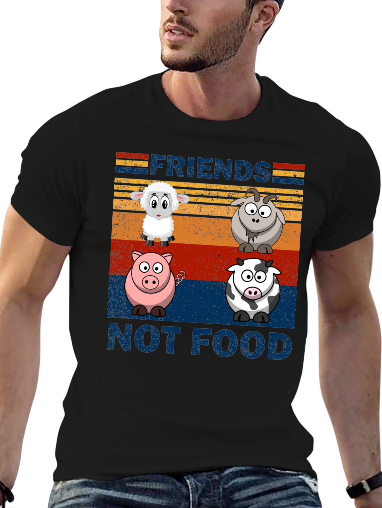 Friends Not Food Graphic Tee