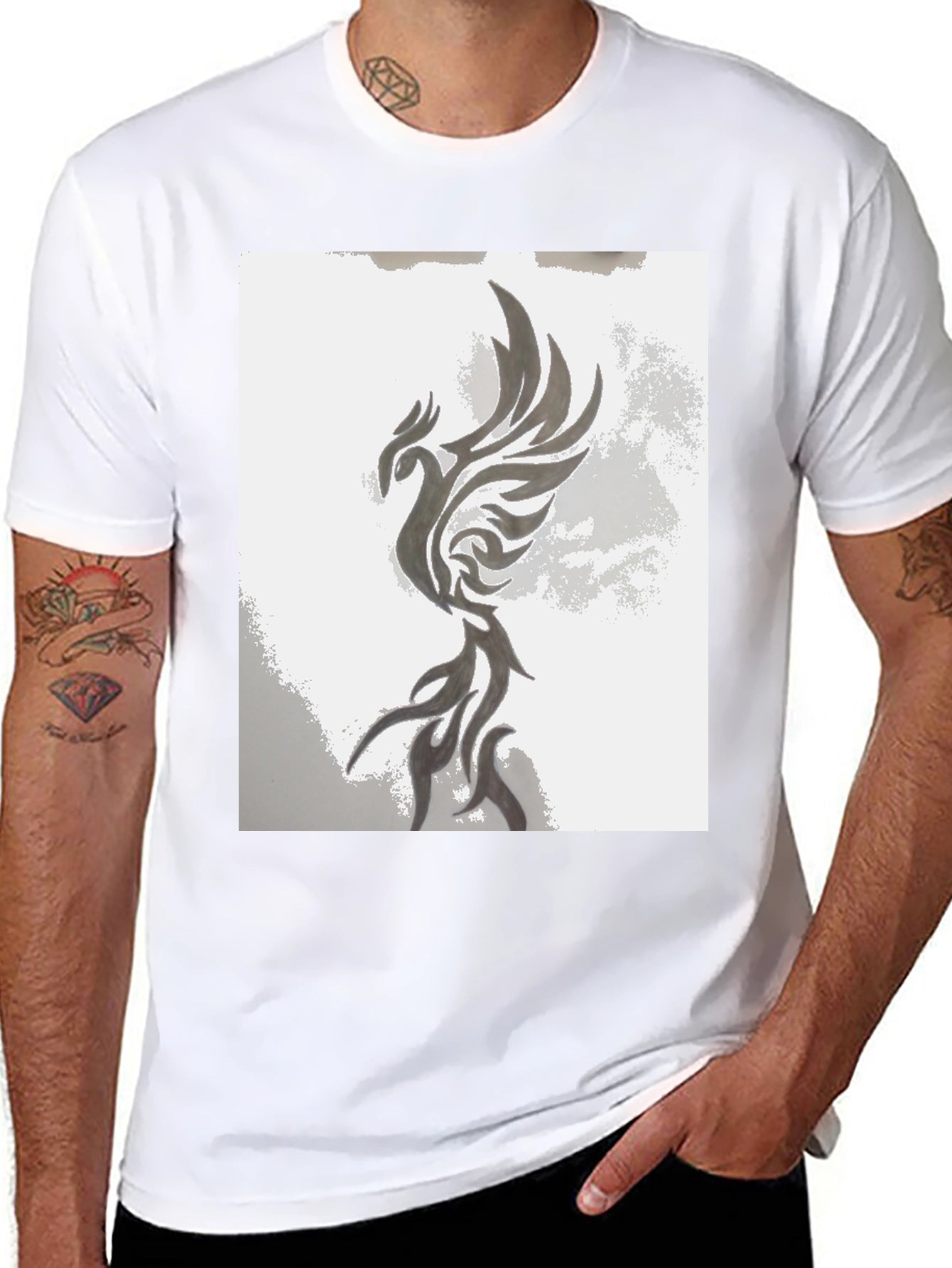 Phoenix Graphic Tee - Unique Design Comfortable Fit