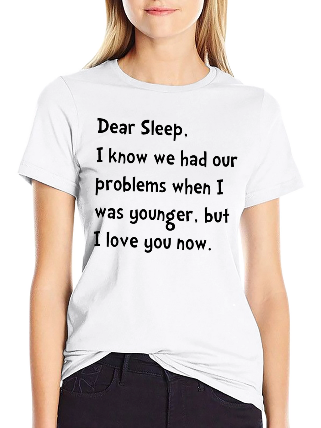 Dear Sleep T-Shirt - Soft Cotton Graphic Tee