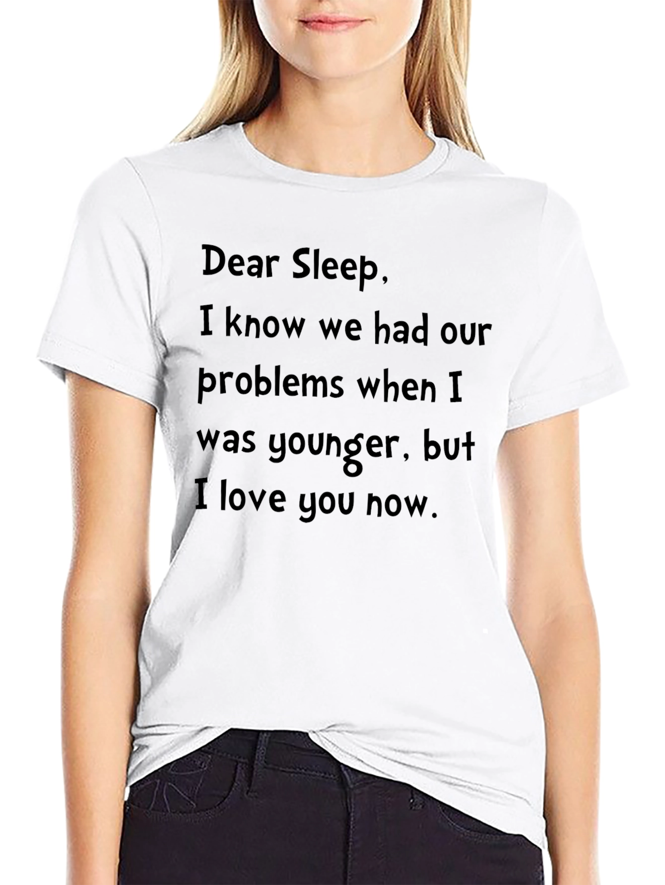 Dear Sleep T-Shirt - Soft Cotton Graphic Tee