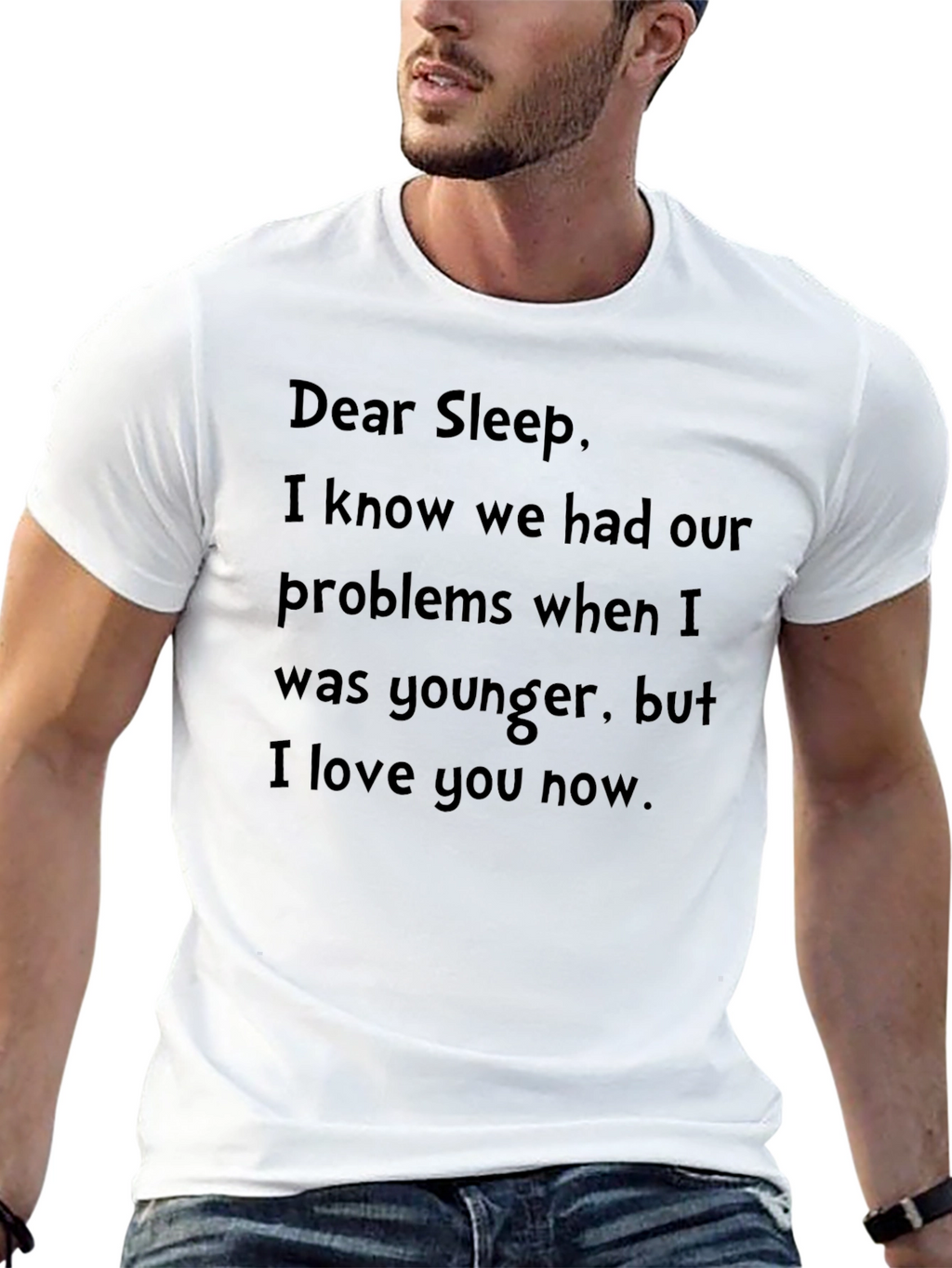 Dear Sleep T-Shirt - Soft Cotton Graphic Tee