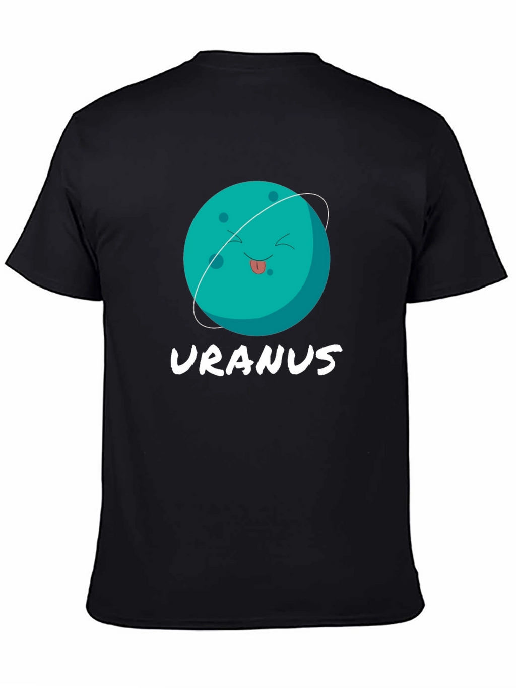 Uranus Graphic T-Shirt - Black Cotton Tee