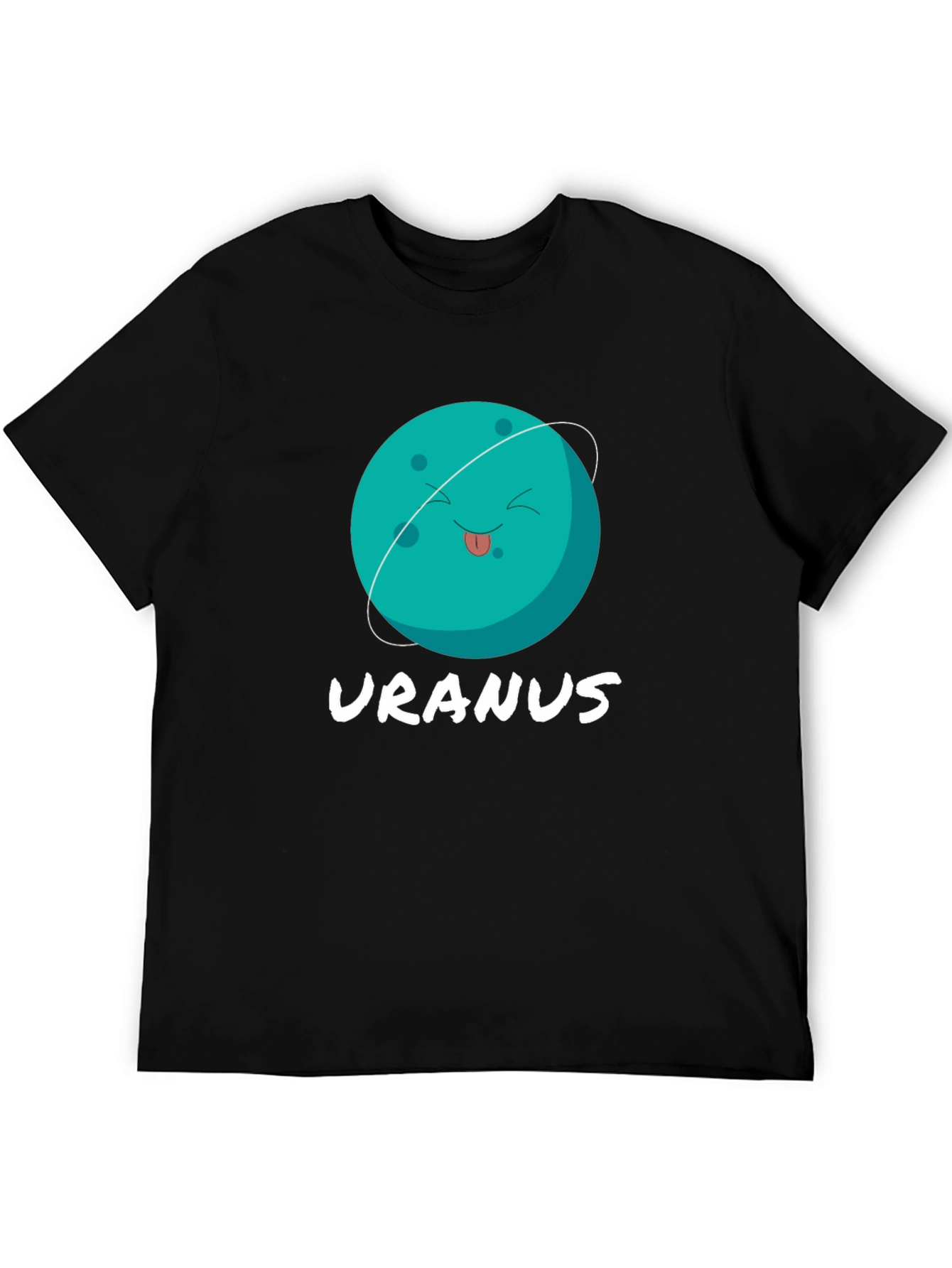 Uranus Graphic T-Shirt - Black Cotton Tee