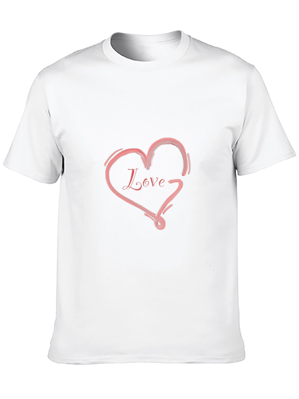 Love Heart Graphic Tee - Trendy Casual Shirt