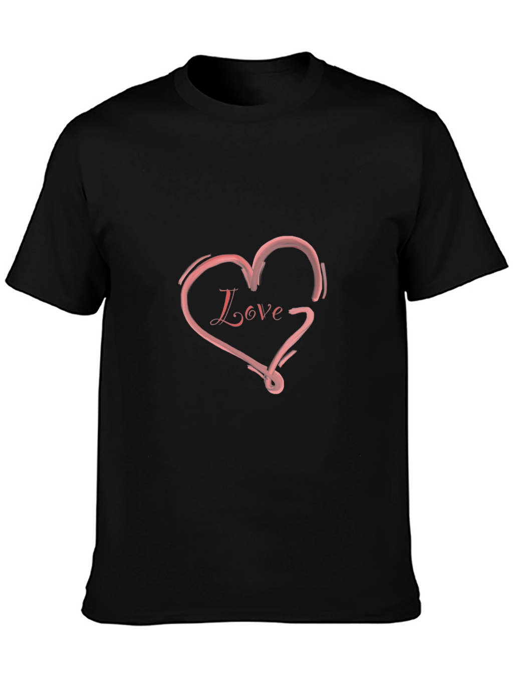 Love Heart Graphic Tee - Trendy Casual Shirt