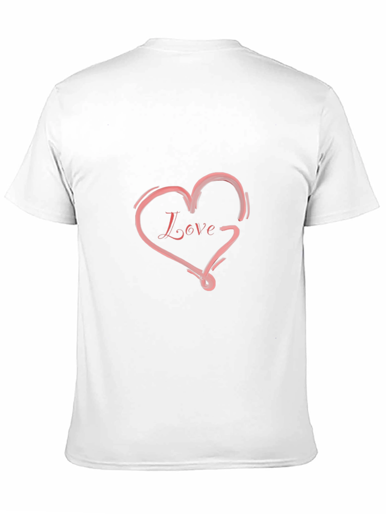 Love Heart Graphic Tee - Trendy Casual Shirt