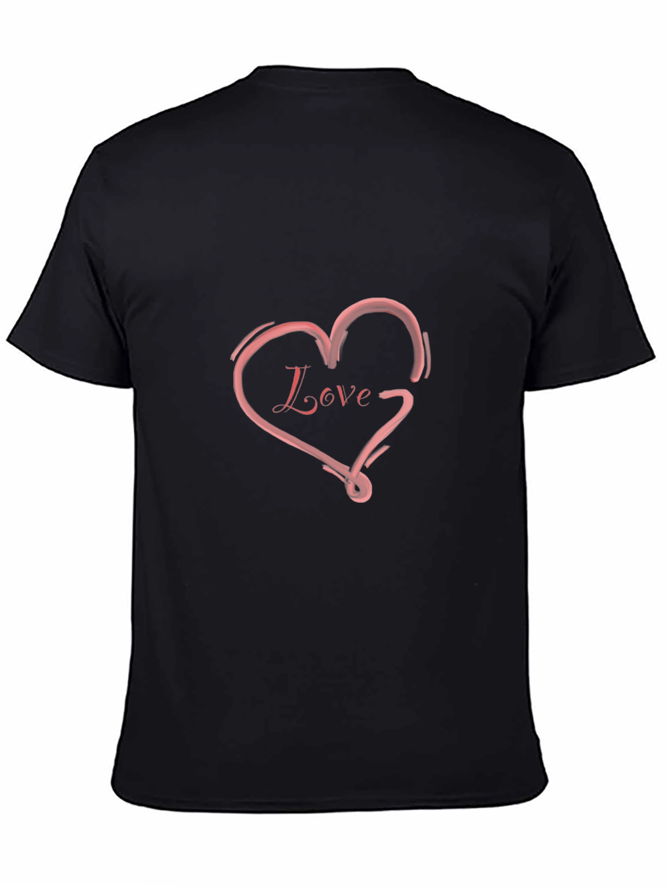 Love Heart Graphic Tee - Trendy Casual Shirt