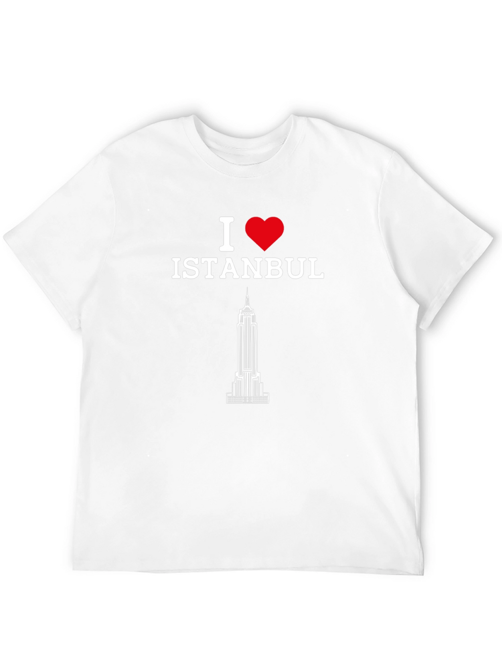 I Love Istanbul Graphic Tee - Black