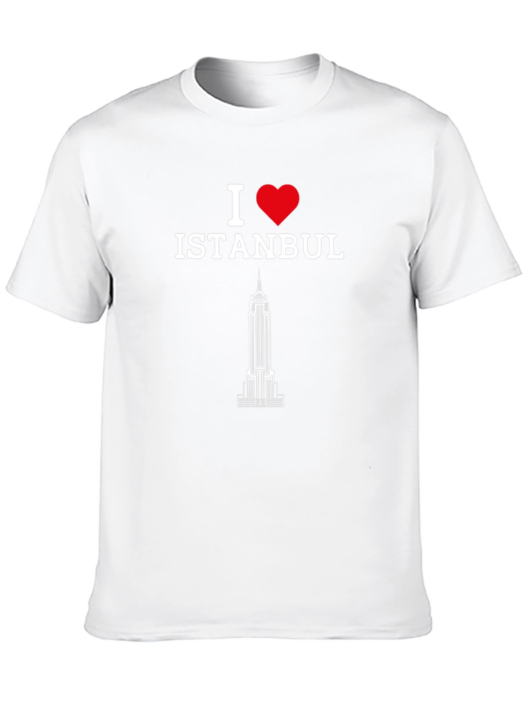 I Love Istanbul Graphic Tee - Black