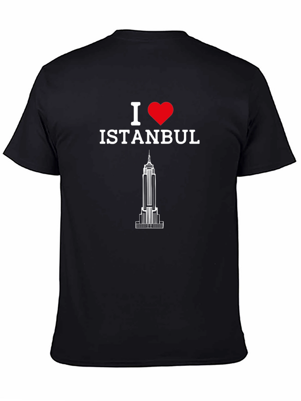 I Love Istanbul Graphic Tee - Black