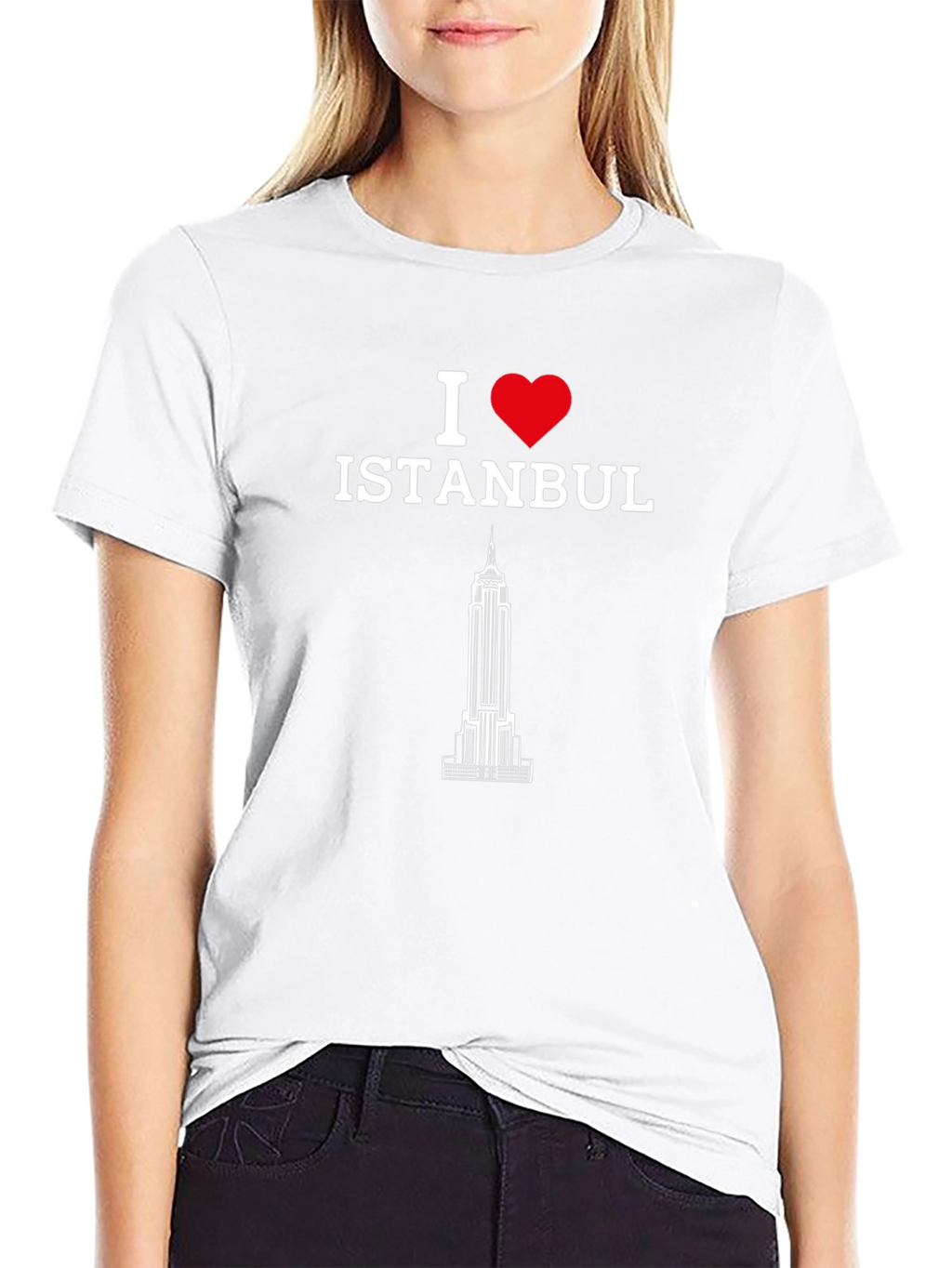 I Love Istanbul Graphic Tee - Black