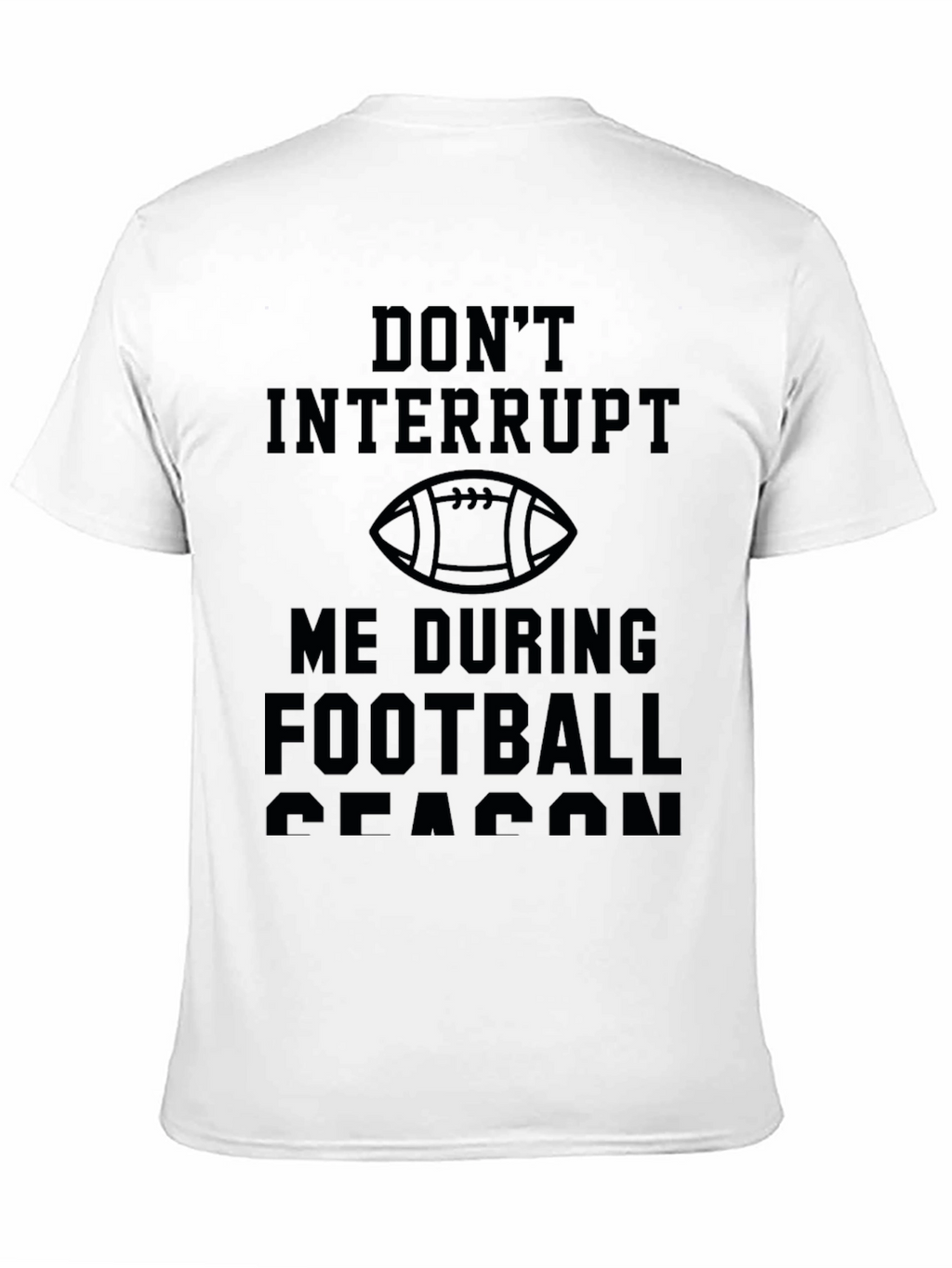 Dont Interrupt Football Season T-Shirt