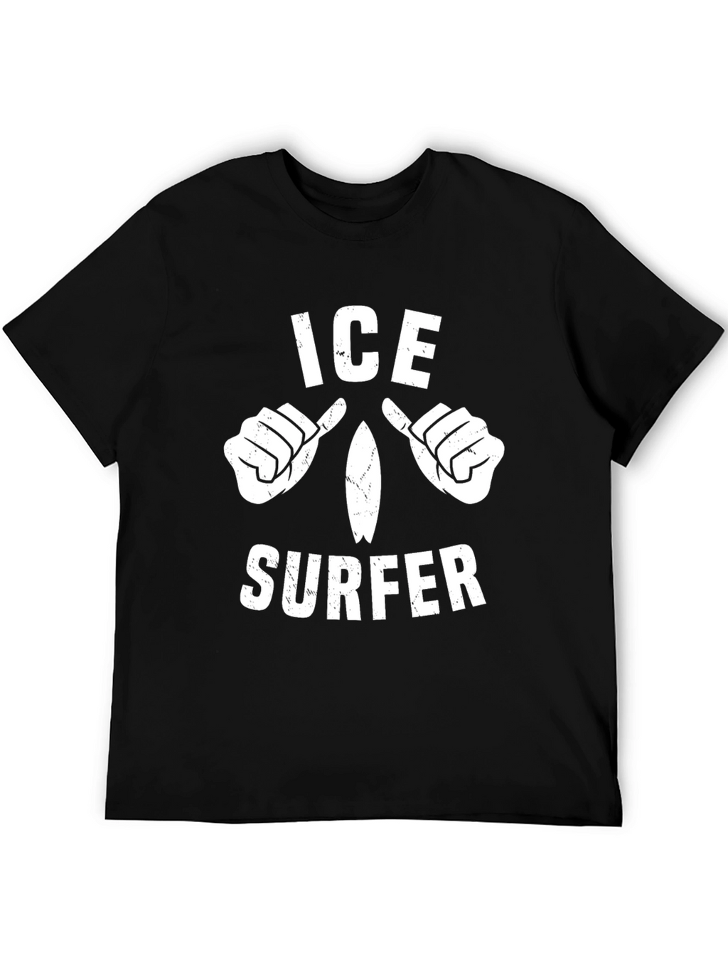 Ice Surfer Graphic Tee - Cool Novelty T-Shirt