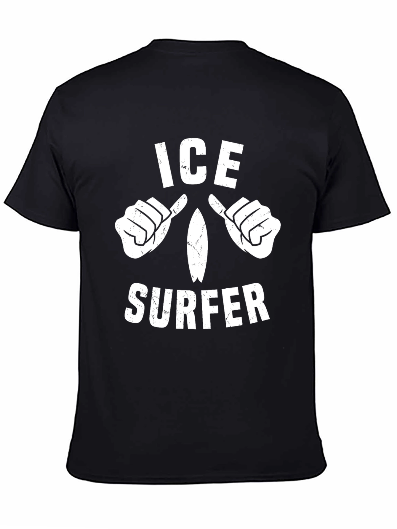 Ice Surfer Graphic Tee - Cool Novelty T-Shirt