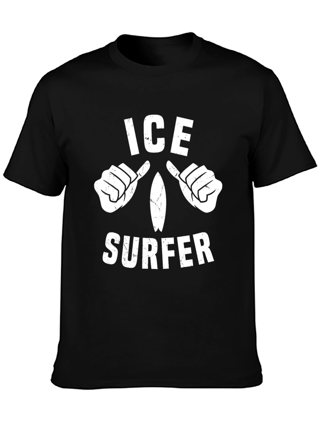 Ice Surfer Graphic Tee - Cool Novelty T-Shirt