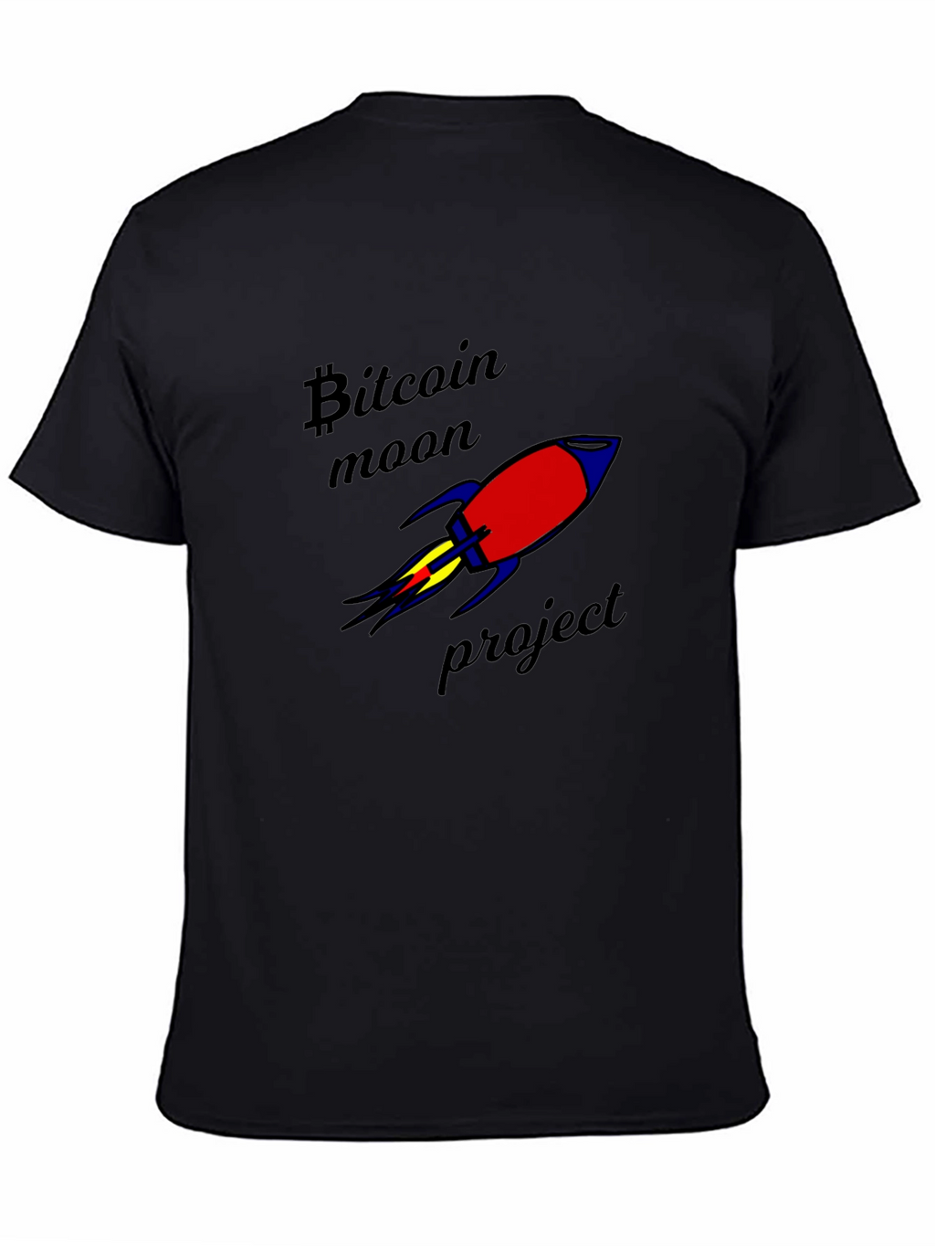 Bitcoin Moon Project Graphic T-Shirt