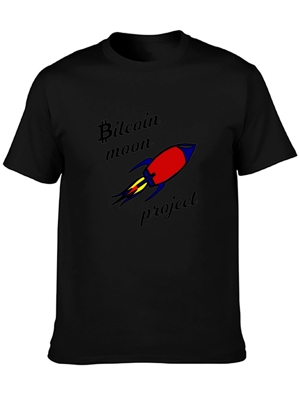 Bitcoin Moon Project Graphic T-Shirt