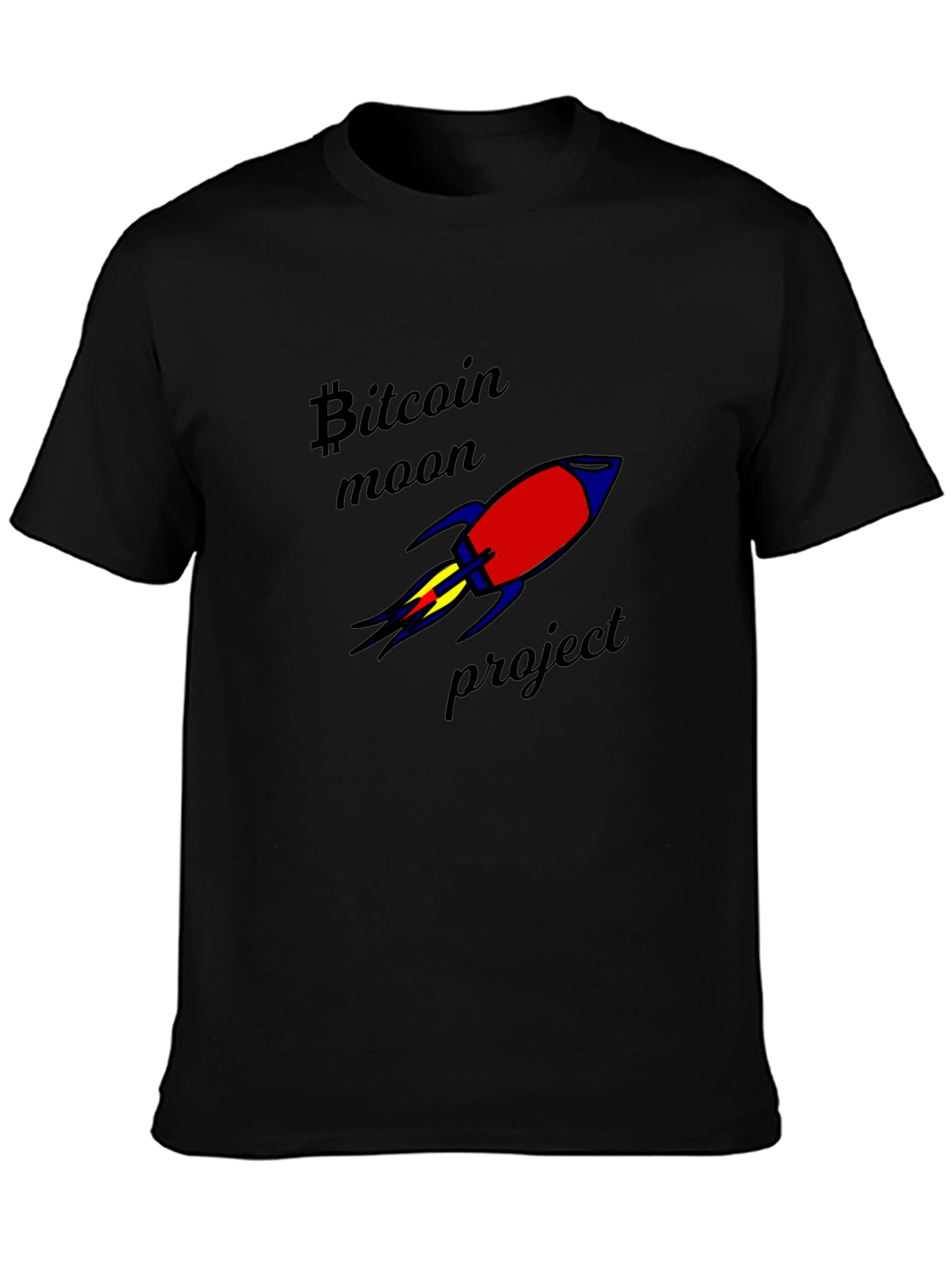 Bitcoin Moon Project Graphic T-Shirt