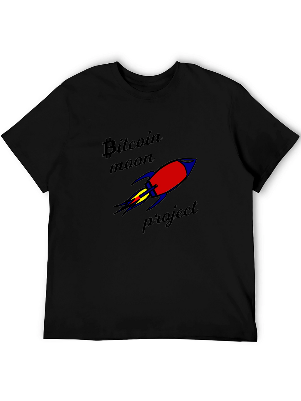 Bitcoin Moon Project Graphic T-Shirt