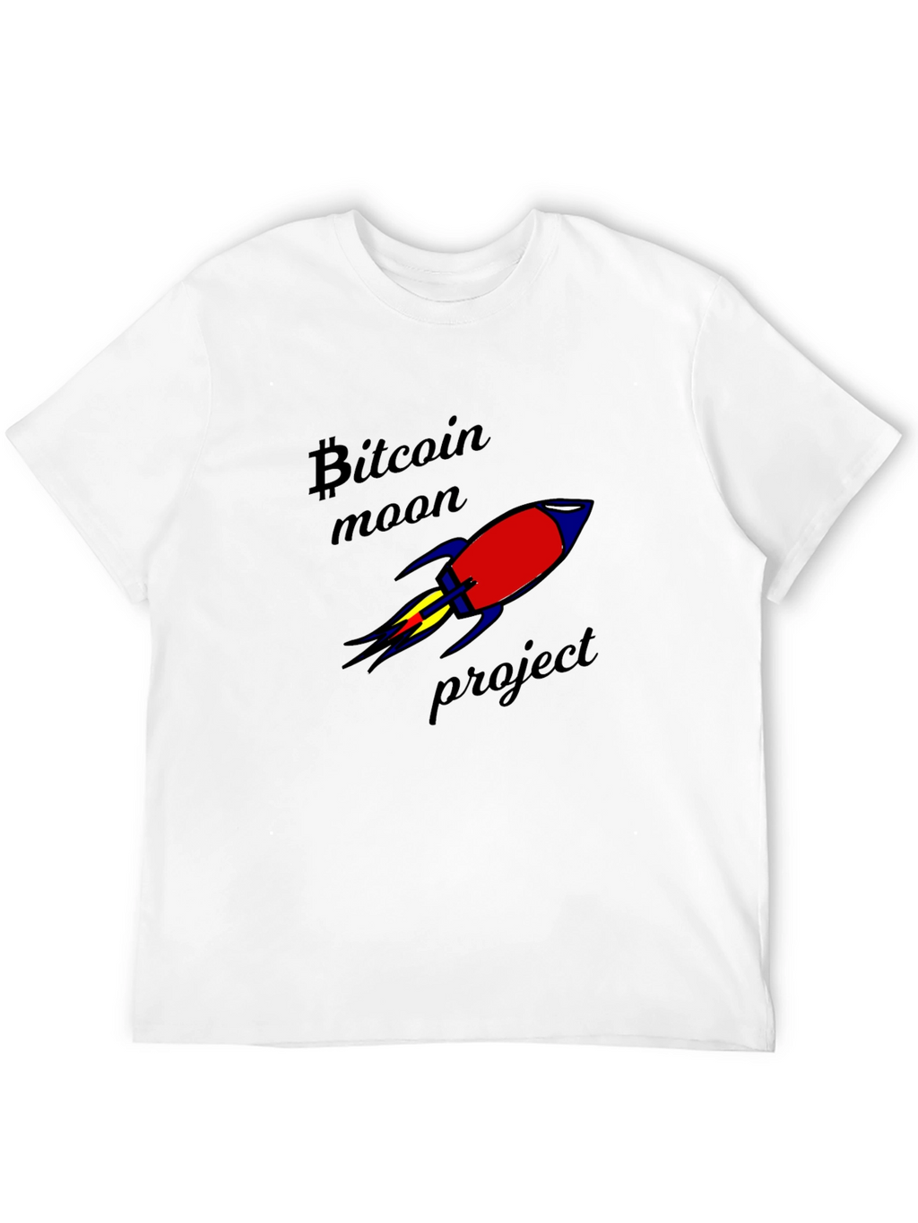 Bitcoin Moon Project Graphic T-Shirt