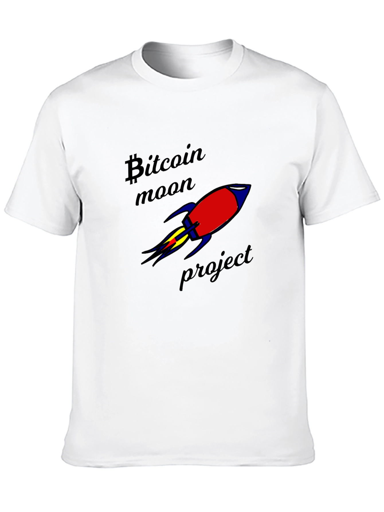 Bitcoin Moon Project Graphic T-Shirt