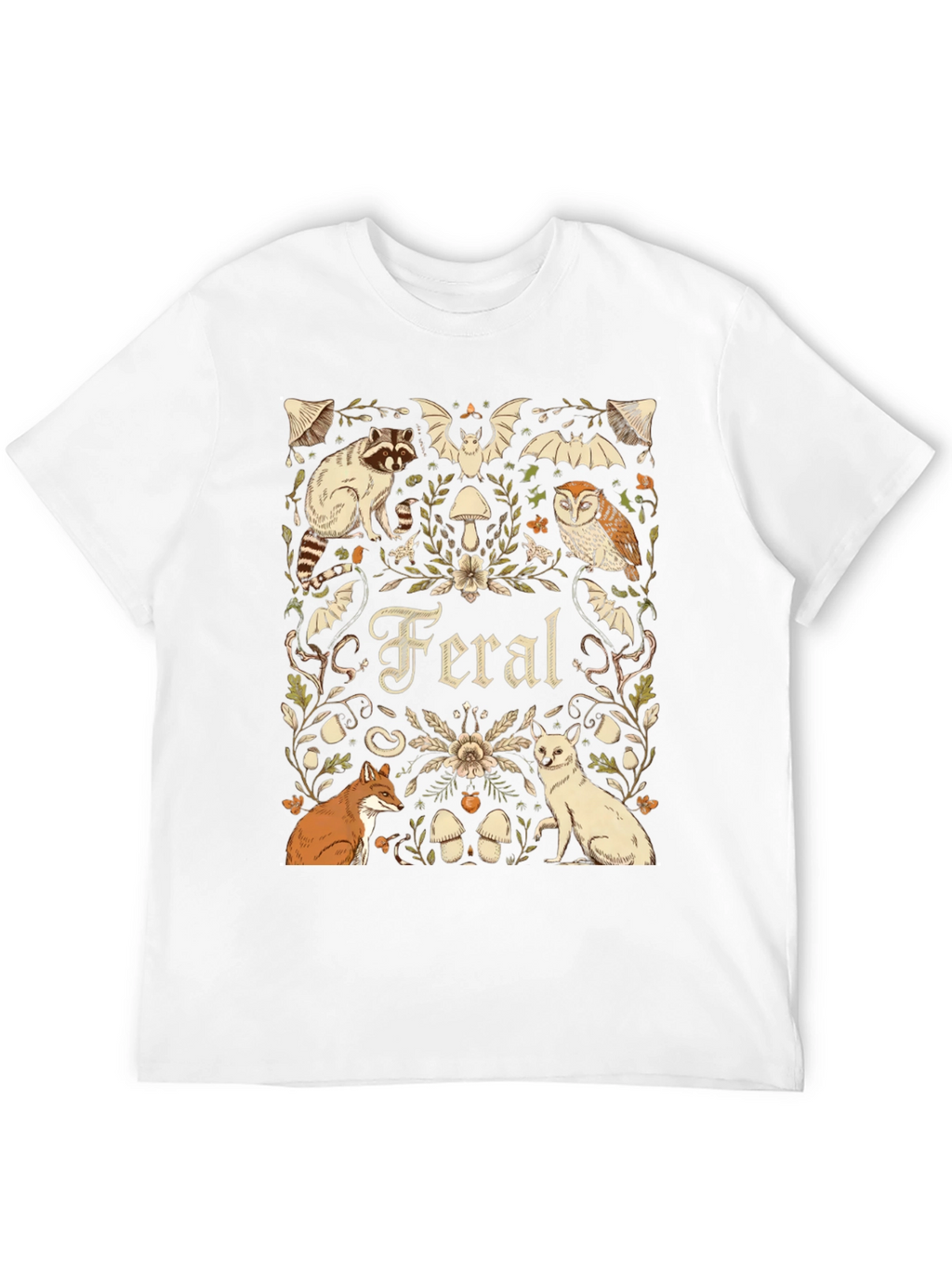 Feral Animals Graphic T-Shirt - Nature Lover Tee