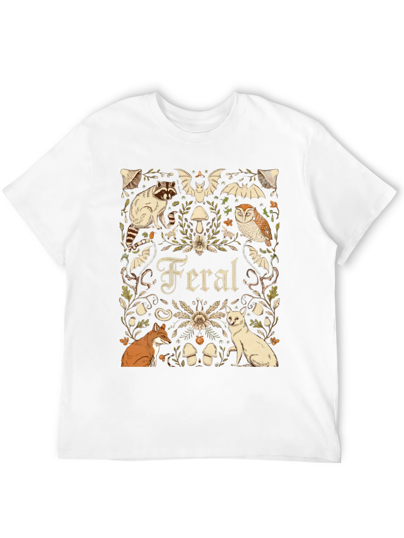 Feral Animals Graphic T-Shirt - Nature Lover Tee
