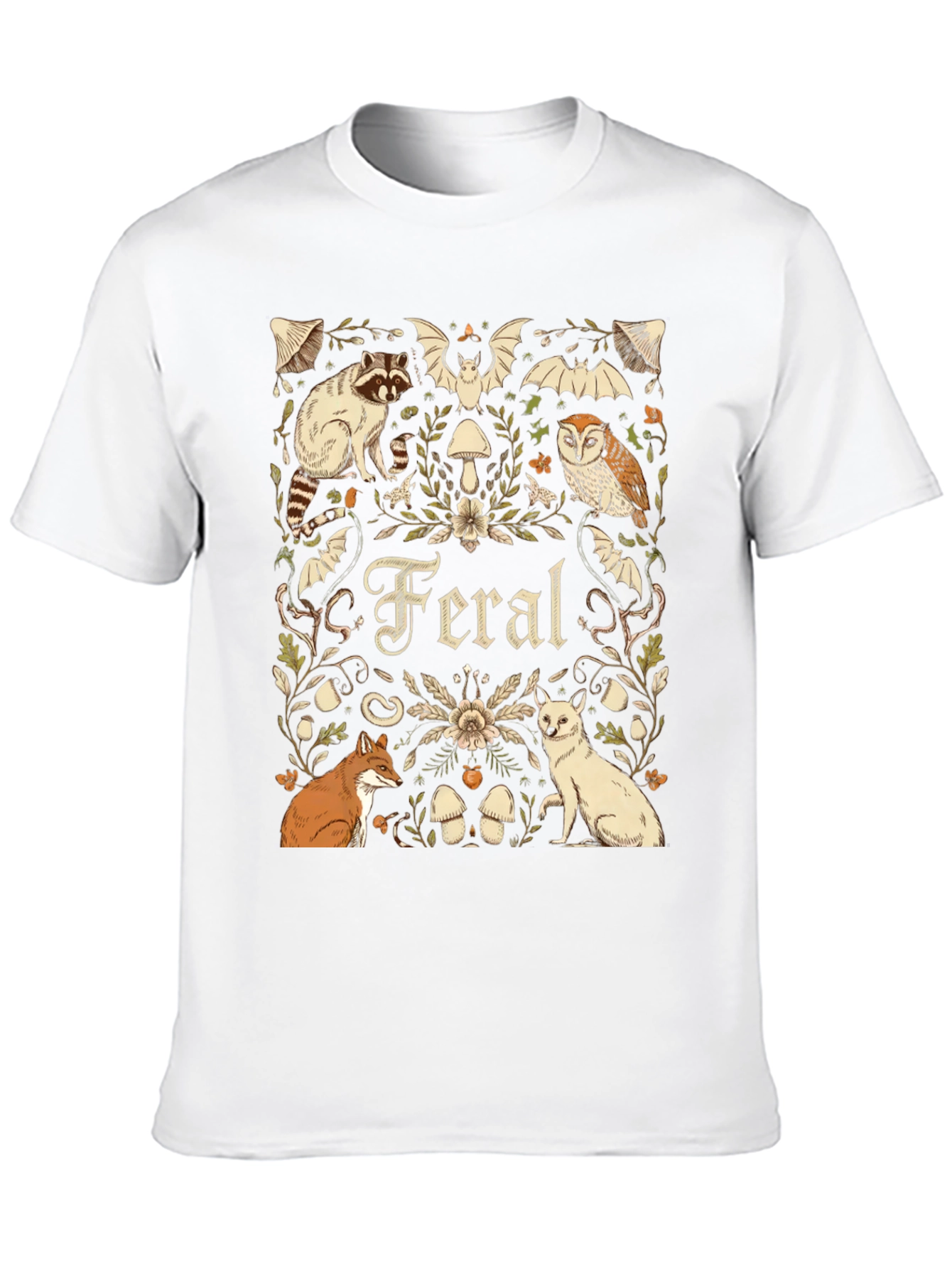 Feral Animals Graphic T-Shirt - Nature Lover Tee