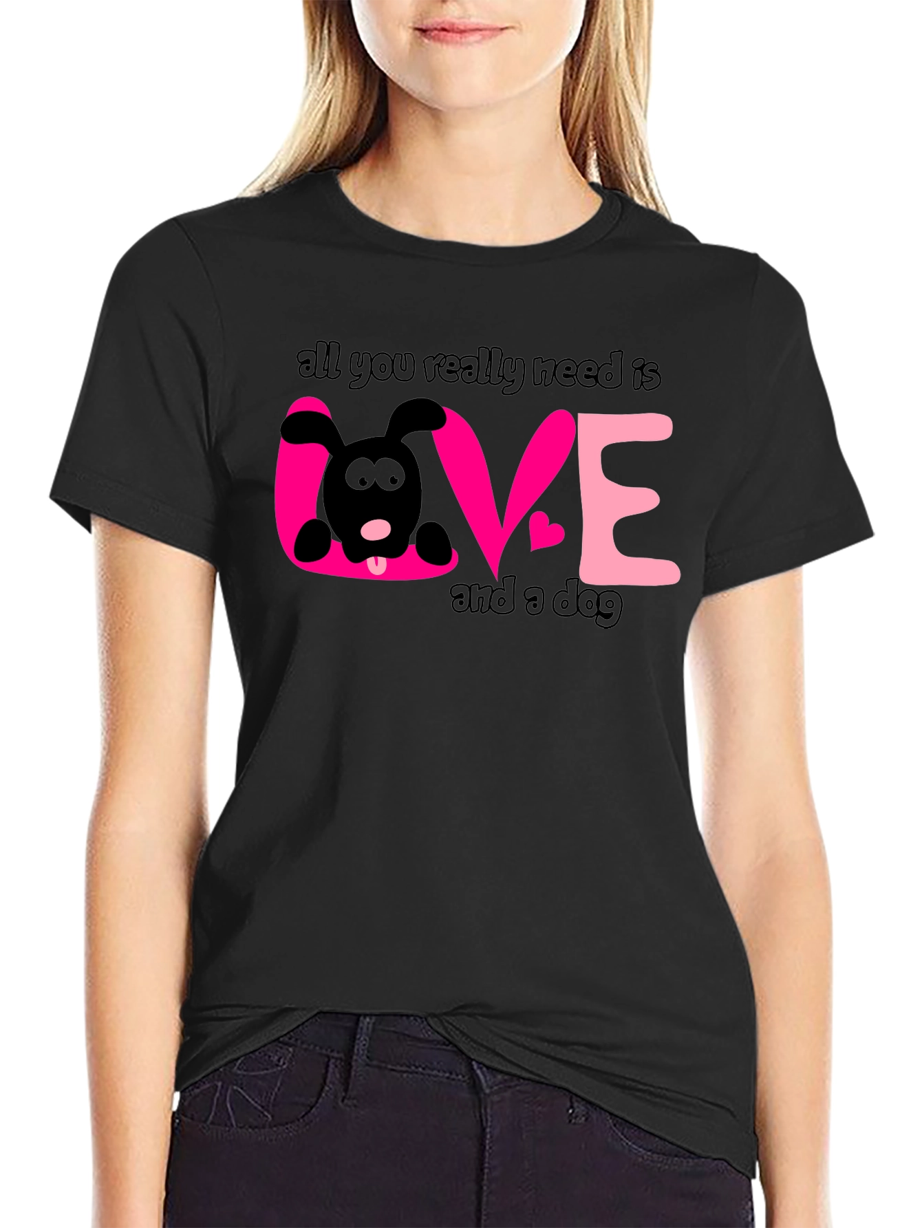 Dog Lover T-Shirt: All You Need is Love and a Dog
