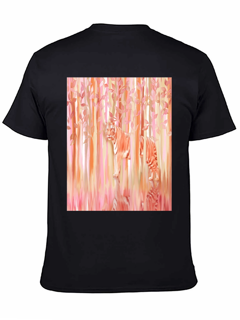 Tiger in Woods Graphic Tee - Black