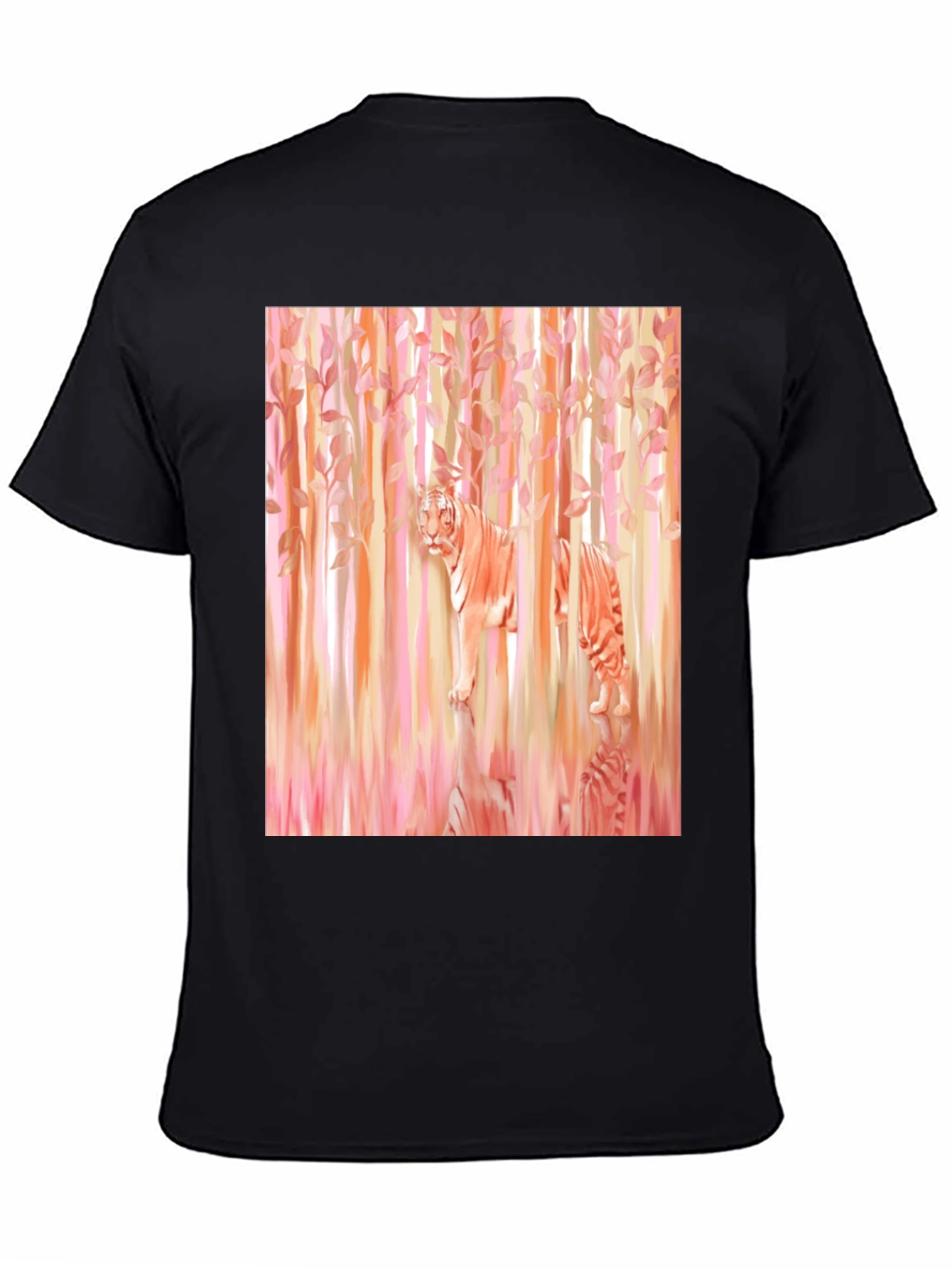 Tiger in Woods Graphic Tee - Black